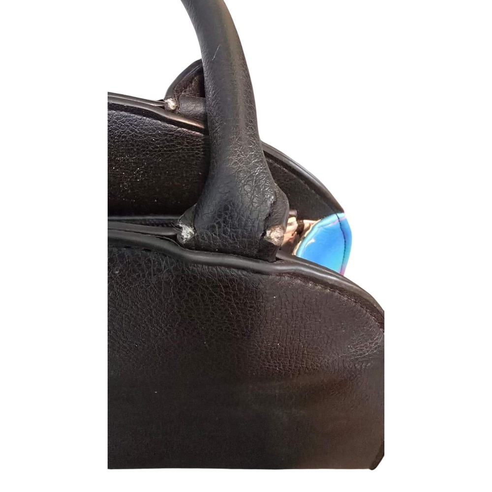 Luv Betsey by Betsey Johnson Black Rainbow Ombre Satchel Bag - Pride, Kitty, Cat - Picture 9 of 10